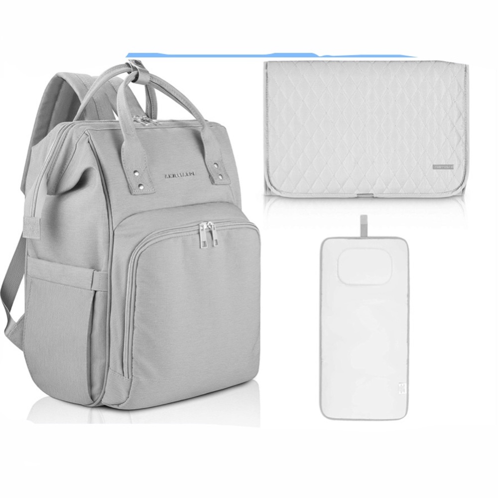 🆕 AMILLIARDI Diaper Bag Backpack - 6 BOTTLEs